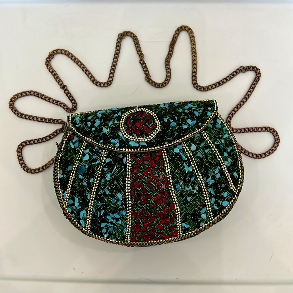 Handcrafted Turkish beaded bag